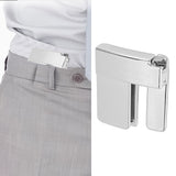 Pants Waist Shrink Clip Buckle Durable Multi Function Belt Clip Buckle for Daily Life Silver
