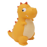 Dinosaur Piggy Bank Cute Cartoon Money Save Box Fall Resistance Money Coin Bank Desktop Decoration Boys Girls Gift Small Yellow - Front View