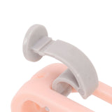 12pcs Bed Sheet Clips Prevent Slip Needleless Safe 180 Degree Closure Universal Quilt Cover Fastener for Home Pink - Extra Image