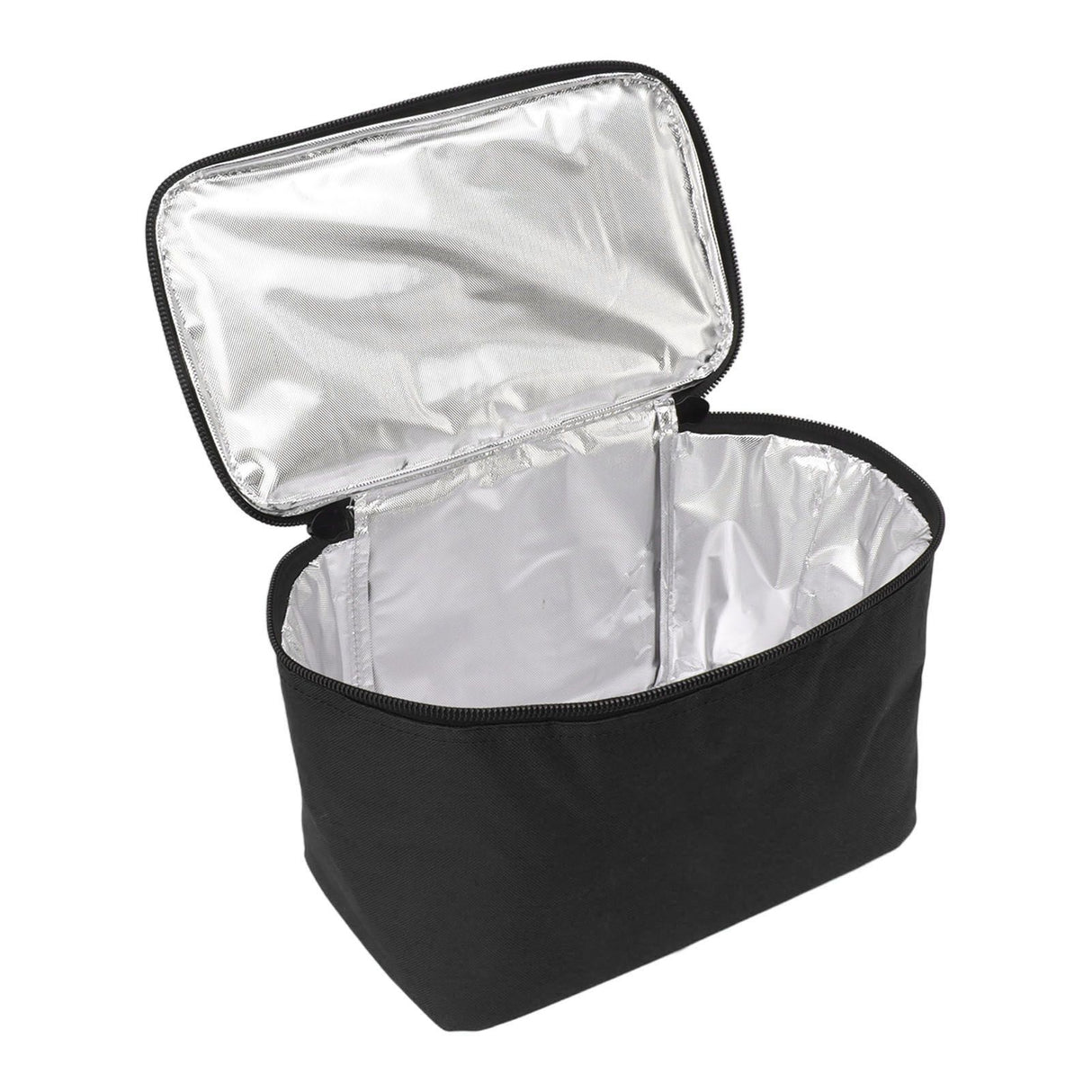 Insulated Grocery Bag Reusable Portable Shopping Collapsible Cooler Food Transport Carrier Oxford Cloth 10L Black