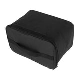 Insulated Grocery Bag Reusable Portable Shopping Collapsible Cooler Food Transport Carrier Oxford Cloth 10L Black