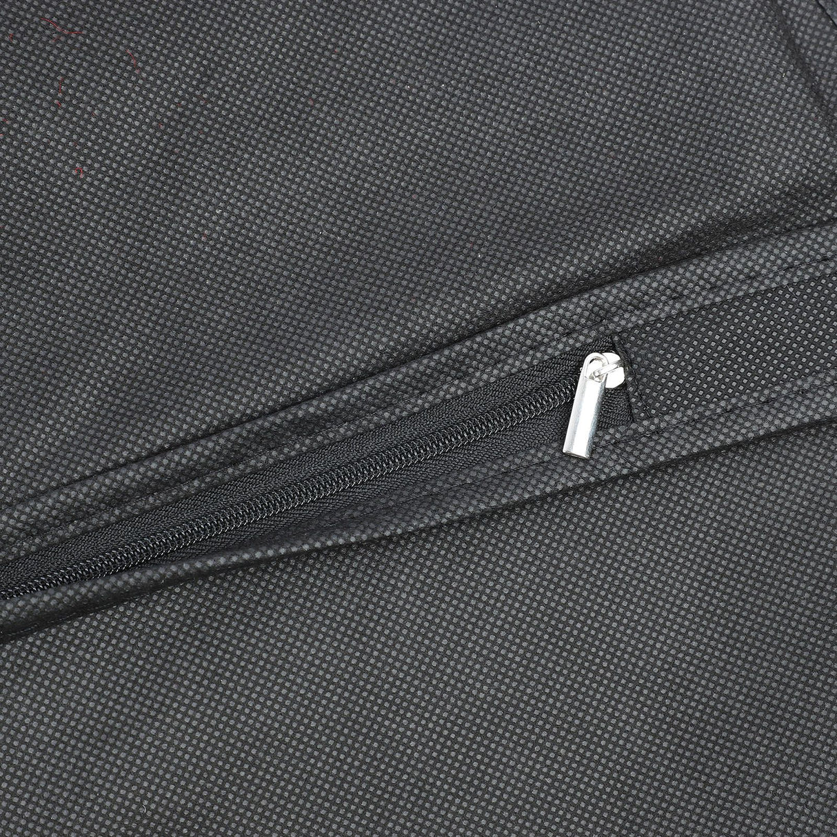 4pcs Garment Bags Waterproof Dustproof Thickened Suit Bag with Transparent Window for Storage Travel Black 100x60cm/39.4x23.6in