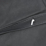 4pcs Garment Bags Waterproof Dustproof Thickened Suit Bag with Transparent Window for Storage Travel Black 100x60cm/39.4x23.6in