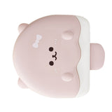 5 Compartment Candy Tray with Lid Cartoon Cute Snack Serving Tray Fruit Tray for Outdoor Picnic Pink Bear