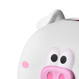 Cute Tissue Storage Box Pig Shaped Decorative Towel Napkin Container Case For Tabletop White - Close-Up Angle