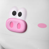 Cute Tissue Storage Box Pig Shaped Decorative Towel Napkin Container Case For Tabletop White