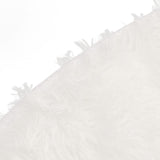 Round Plush Carpet Super Soft Fluffy Carpets Anti Skid Fuzzy Rug Modern Plush Area Rugs for Living Room Bedroom White - Extra Image