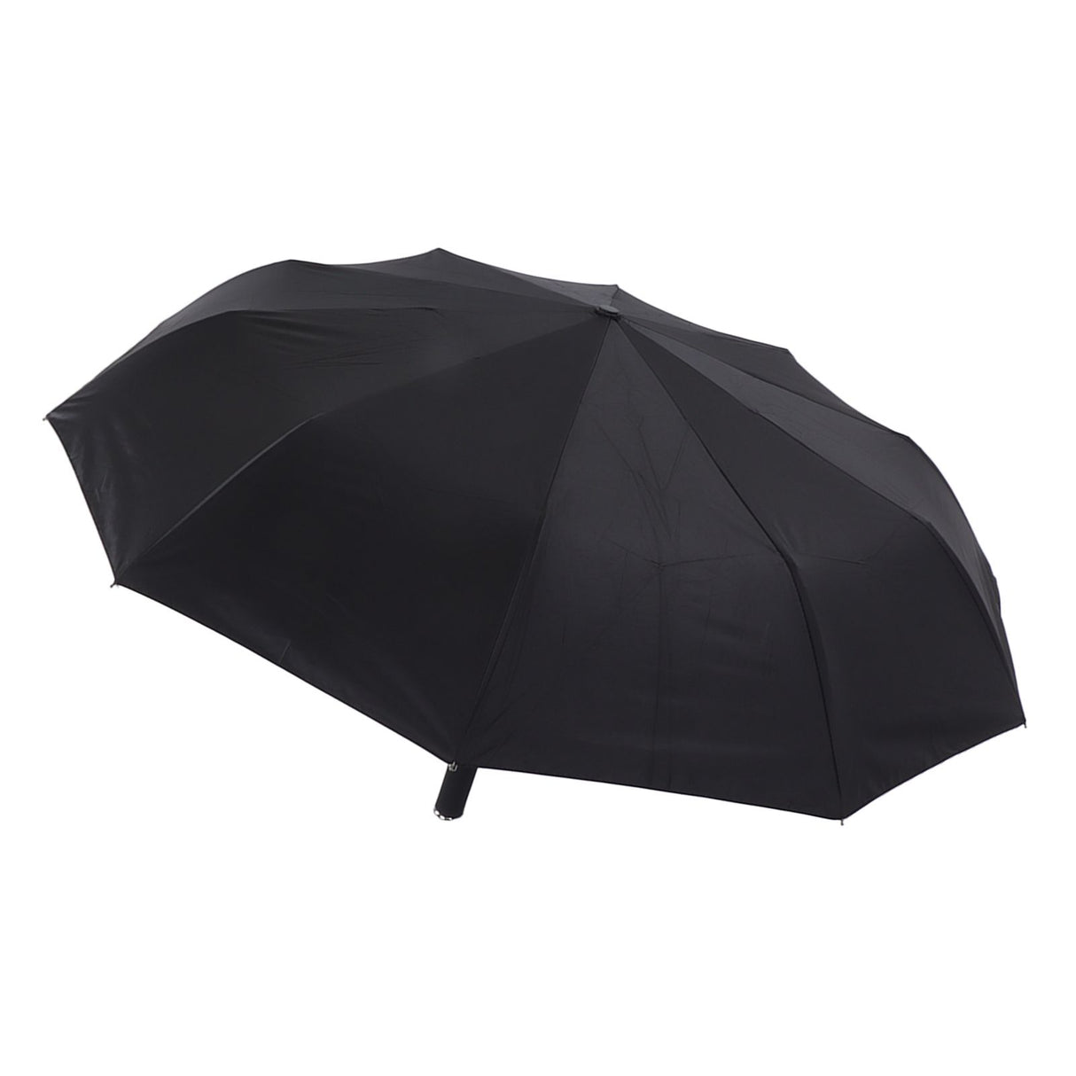 Automatic Umbrella 10 Ribs Windproof Sun Protection Dual Use Travel Umbrella with LED Torch for Outdoor Travel Business