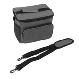 Lunch Bag 10L Collapsible Adjustable Strap Leakproof Portable Handle Insulated Lunch Bag for Camping Travel Beach Grey