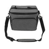 Lunch Bag 10L Collapsible Adjustable Strap Leakproof Portable Handle Insulated Lunch Bag for Camping Travel Beach Grey