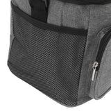 Lunch Bag 10L Collapsible Adjustable Strap Leakproof Portable Handle Insulated Lunch Bag for Camping Travel Beach Grey