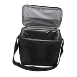 Collapsible Cooler Bag 15L Large Capcity Insulated Leakproof Heat Preservation Food Bag for Beach Picnics Camping Barbecues Black