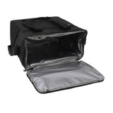 Collapsible Cooler Bag 15L Large Capcity Insulated Leakproof Heat Preservation Food Bag for Beach Picnics Camping Barbecues Black
