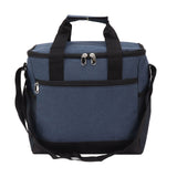 Collapsible Cooler Bag 15L Large Capcity Insulated Leakproof Heat Preservation Food Bag for Beach Picnics Camping Barbecues Blue