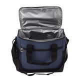 Collapsible Cooler Bag 15L Large Capcity Insulated Leakproof Heat Preservation Food Bag for Beach Picnics Camping Barbecues Blue