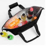 Insulated Bag Thermal Insulation Leak Proof Large Capacity Foldable Waterproof Cooler Bag for Beach Camping L 20L