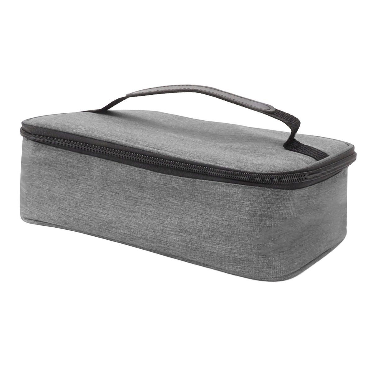 Lunch Bag 3.2L Large Capacity Leakproof Oxford Fabric Portable Handle Insulated Lunch Bag for Office School Outing Grey