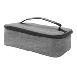 Lunch Bag 3.2L Large Capacity Leakproof Oxford Fabric Portable Handle Insulated Lunch Bag for Office School Outing Grey