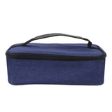 Lunch Bag 3.2L Large Capacity Leakproof Oxford Fabric Portable Handle Insulated Lunch Bag for Office School Outing Blue