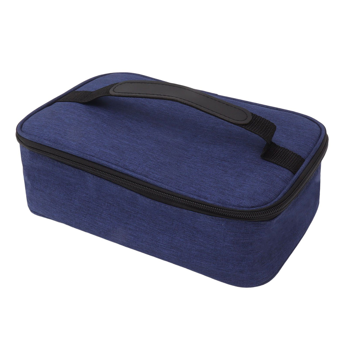 Lunch Bag 3.2L Large Capacity Leakproof Oxford Fabric Portable Handle Insulated Lunch Bag for Office School Outing Blue