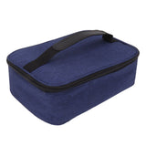 Lunch Bag 3.2L Large Capacity Leakproof Oxford Fabric Portable Handle Insulated Lunch Bag for Office School Outing Blue