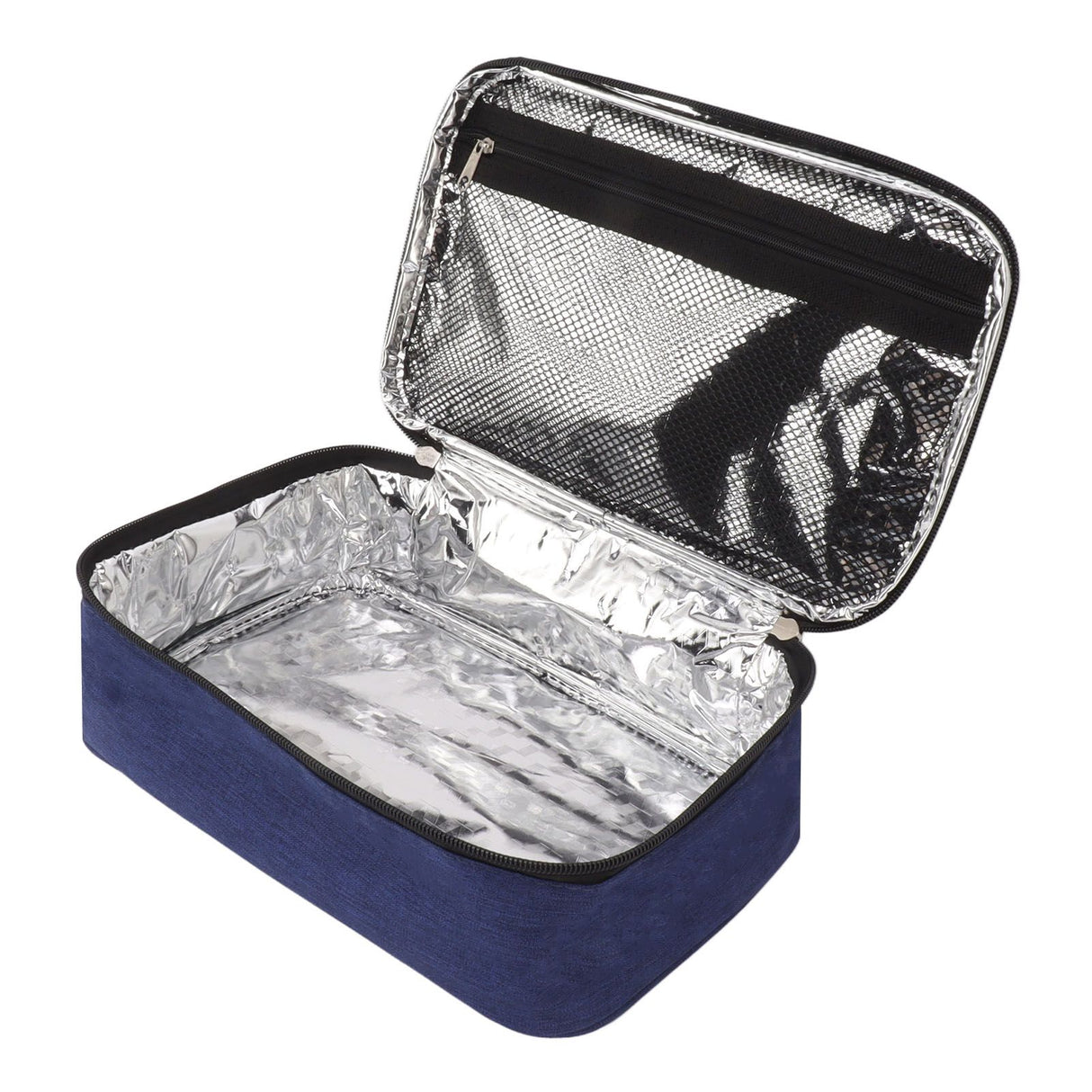 Lunch Bag 3.2L Large Capacity Leakproof Oxford Fabric Portable Handle Insulated Lunch Bag for Office School Outing Blue