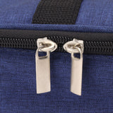 Lunch Bag 3.2L Large Capacity Leakproof Oxford Fabric Portable Handle Insulated Lunch Bag for Office School Outing Blue