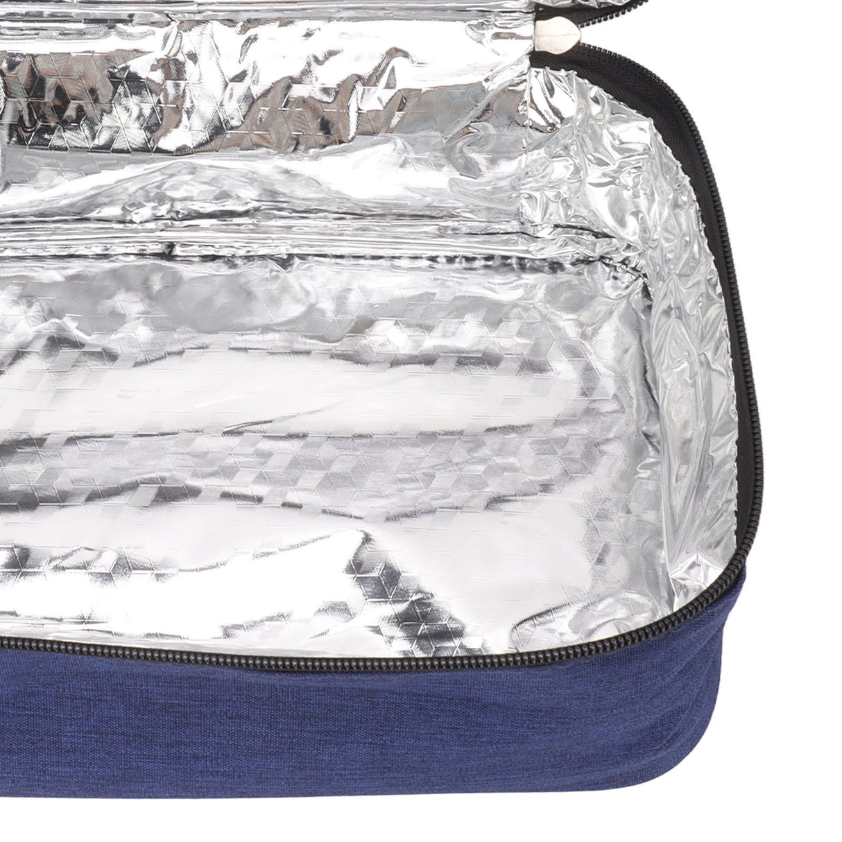 Lunch Bag 3.2L Large Capacity Leakproof Oxford Fabric Portable Handle Insulated Lunch Bag for Office School Outing Blue