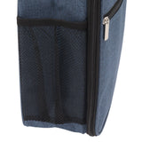 Insulated Lunch Bag 6L Oxford Fabric Leakproof Lining Portable Handle Zippered Lunch Bag for Outdoor Camping Beach Navy Blue