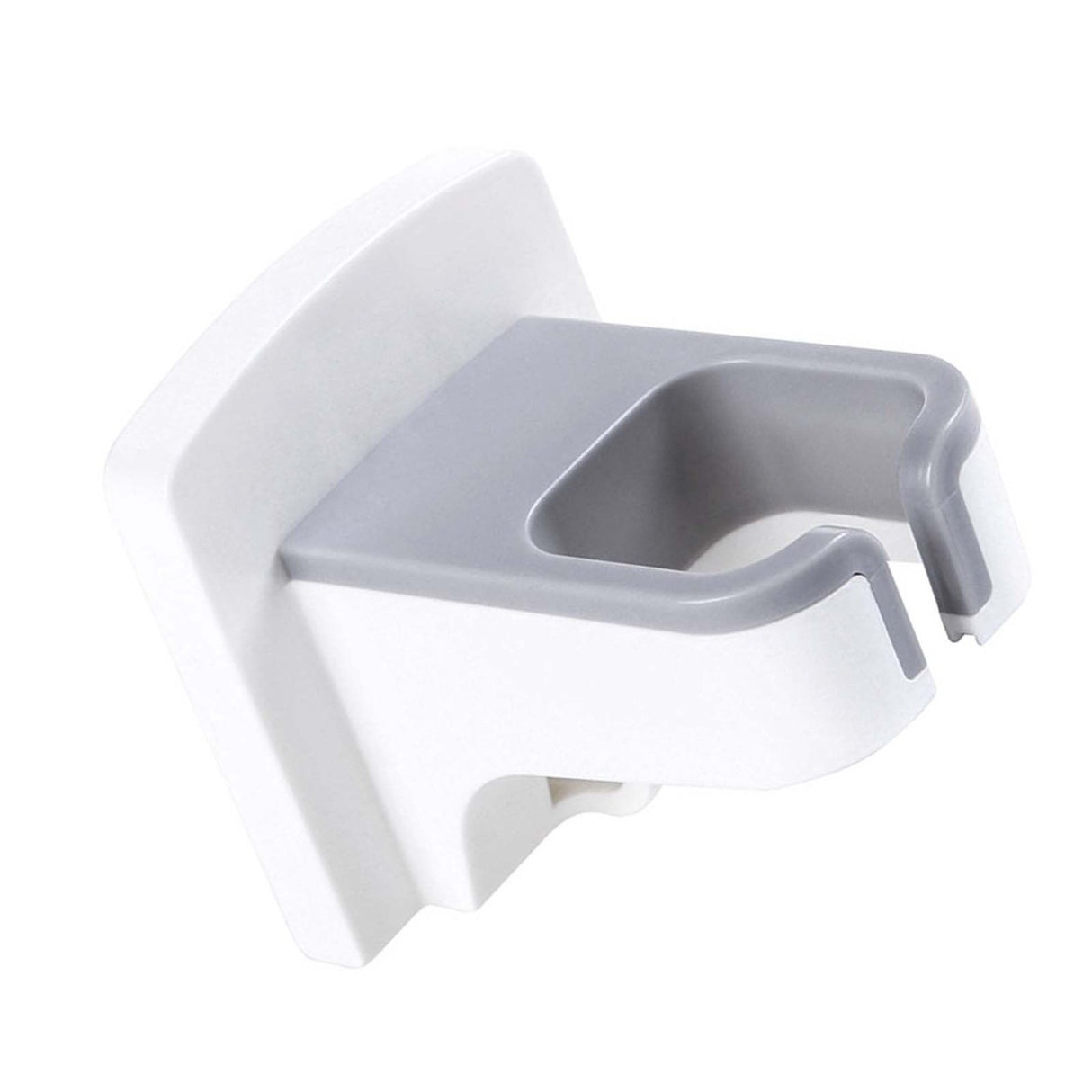 Wall Mounted Hair Dryer Holder Punch Free Self Adhesive Blow Dryer Holder for Bathroom Washroom White