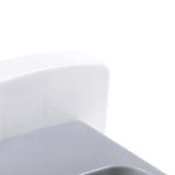 Wall Mounted Hair Dryer Holder Punch Free Self Adhesive Blow Dryer Holder for Bathroom Washroom White - Close-Up Angle