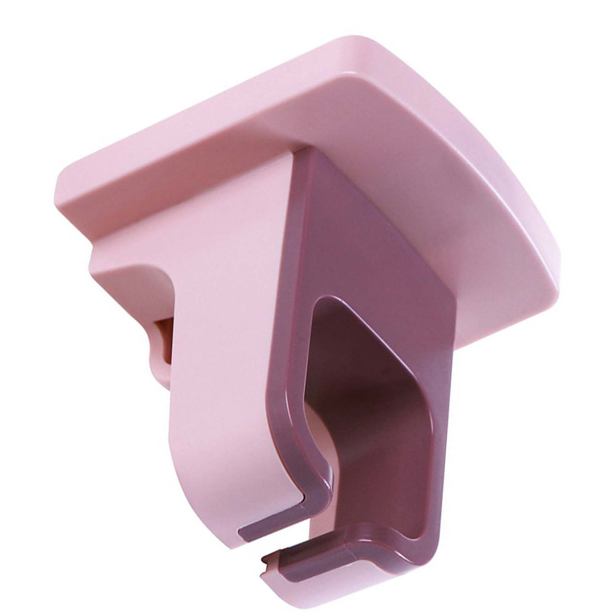 Wall Mounted Hair Dryer Holder Punch Free Self Adhesive Blow Dryer Holder for Bathroom Washroom Pink