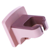 Wall Mounted Hair Dryer Holder Punch Free Self Adhesive Blow Dryer Holder for Bathroom Washroom Pink