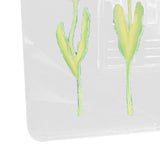 Double Sided Photo Clip Acrylic Tulip Pattern Multifunctional Transparent Paper Clamp for Organization Light Pink - Extra Image