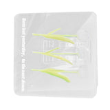 Double Sided Photo Clip Acrylic Tulip Pattern Multifunctional Transparent Paper Clamp for Organization Light White