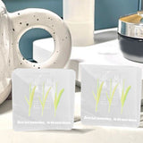 Double Sided Photo Clip Acrylic Tulip Pattern Multifunctional Transparent Paper Clamp for Organization Light White - 45-Degree Angle