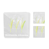 Double Sided Photo Clip Acrylic Tulip Pattern Multifunctional Transparent Paper Clamp for Organization Light White