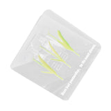 Double Sided Photo Clip Acrylic Tulip Pattern Multifunctional Transparent Paper Clamp for Organization Light White - Extra Image