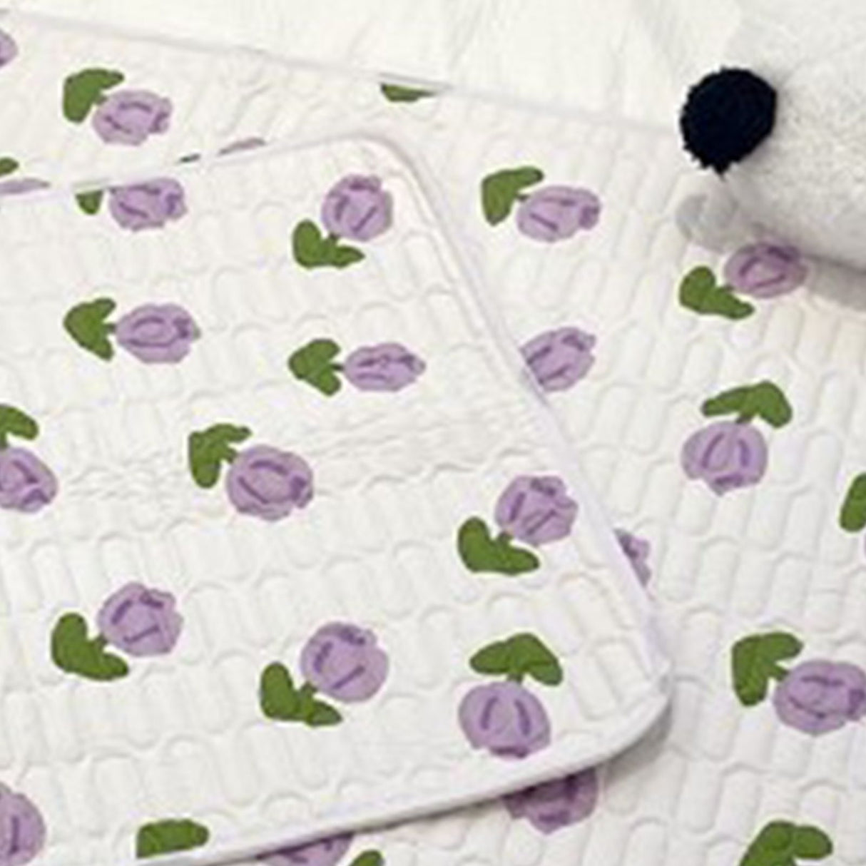 Urine Mattress 2 Sided Protector Pad Cover Leak Proof Non Slip Washable Waterproof Purified Cotton Tulip M