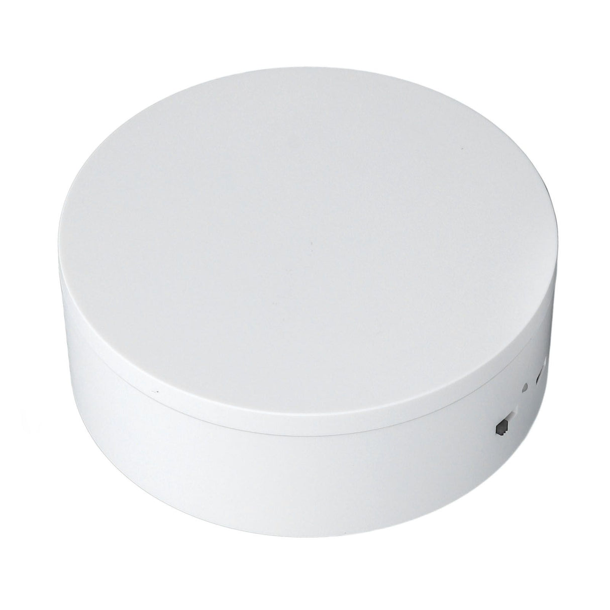 White Automatic 360° Rotating Display Turntable 3KG Load Bearing Electric Display Turntable Stand for Shop Diameter 13cm/5in