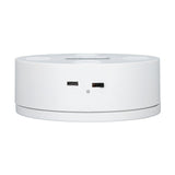 White Automatic 360° Rotating Display Turntable 3KG Load Bearing Electric Display Turntable Stand for Shop Diameter 13cm/5in