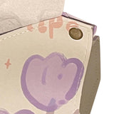 Paper Box Cover Large Cute PU Leather Facial Hand Paper Box Cover for Bedroom Living Room Cars Purple - Extra Image