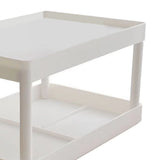 Makeup Stand 2 Layer Organizer Bedroom Office Student Dormitories Desktop Debris Storage Rack Small - Close-Up Angle