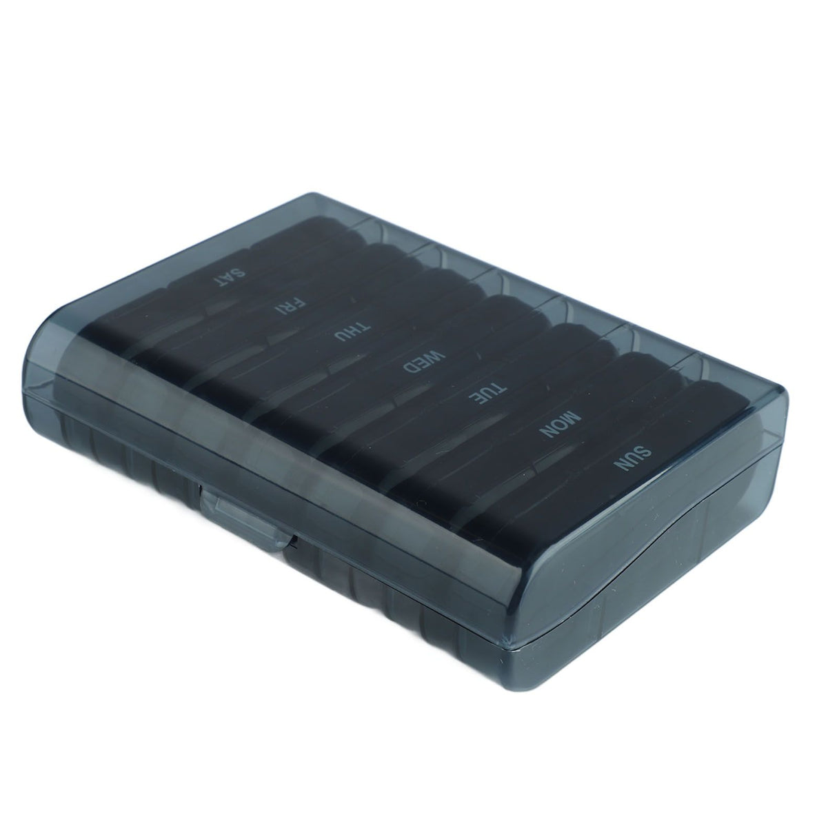 3 Times A Day 7 Day Pill Organizer 21 Grid Portable Pill Organizer Travel Medicine Container Black Black Shell