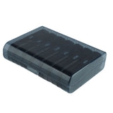 3 Times A Day 7 Day Pill Organizer 21 Grid Portable Pill Organizer Travel Medicine Container Black Black Shell