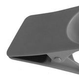 Desk Cup Holder Clip Space Saving Large Multifunctional Table Clamp Mug Stand for Beverage Bottle Gray - Close-Up Angle