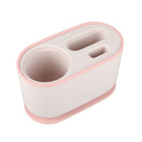 Long Handle Toilet Brush Set Deep Cleansing Multifunctional Hanging Toilet Brush Set for Bathroom Sakura Pink