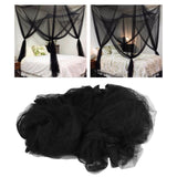 Bug Bed Net Black Light Weight Bed Net Exquisite 4 Corners Bed Canopy Net for Indoors Outdoors