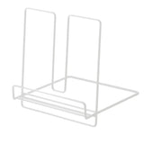 Foldable Iron Display Stand Multifunction Rust Prevention Simple Folding Book Stand for Kids White