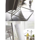 Foldable Iron Display Stand Multifunction Rust Prevention Simple Folding Book Stand for Kids White - Extra Image
